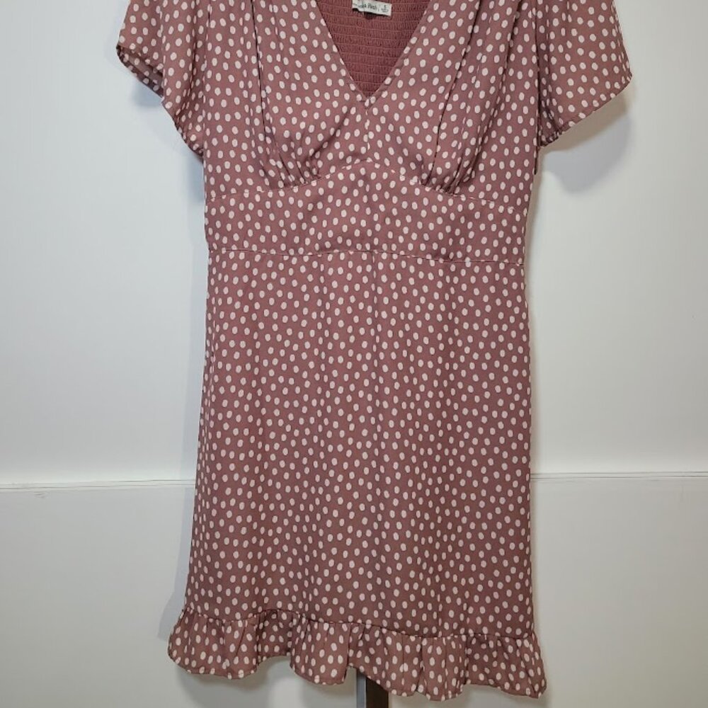 Abercrombie & Fitch Smocked Flutter Sleeve Mini D… - image 2